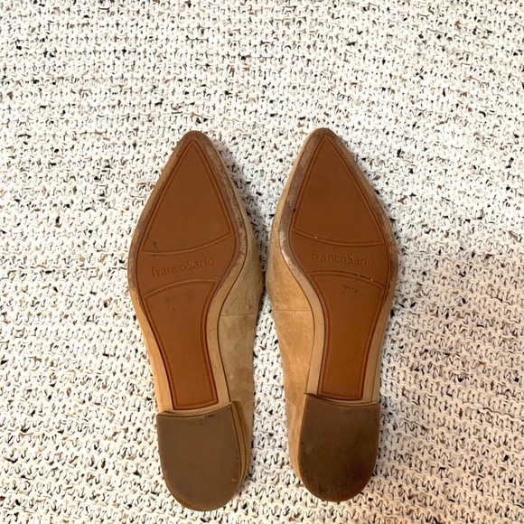 franco sarto suede mules